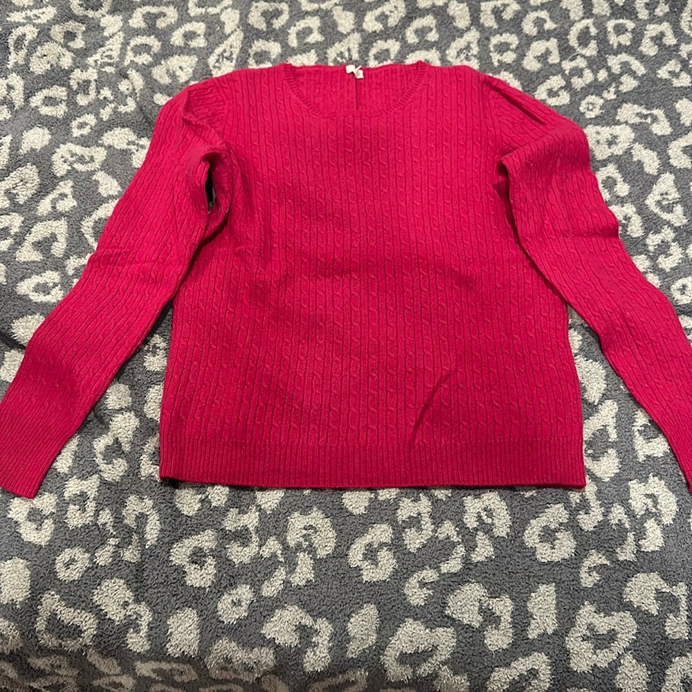 Jcrew Light Weight Cable Sweater - image 1